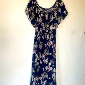 Off the shoulder floral dress